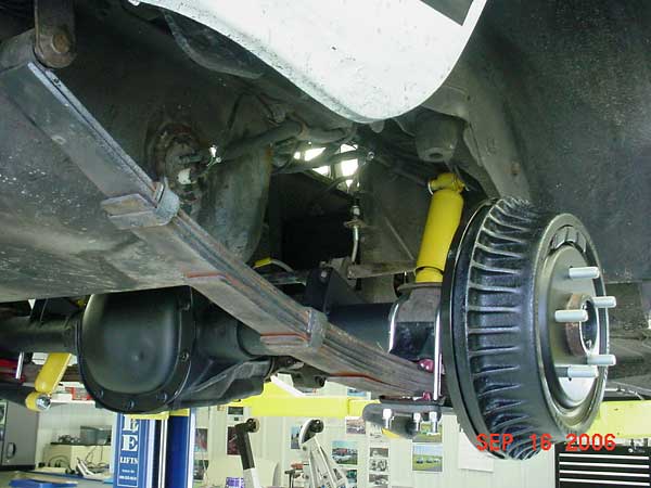 Chevy 10-bolt rear axle (narrowed S10 axle)
