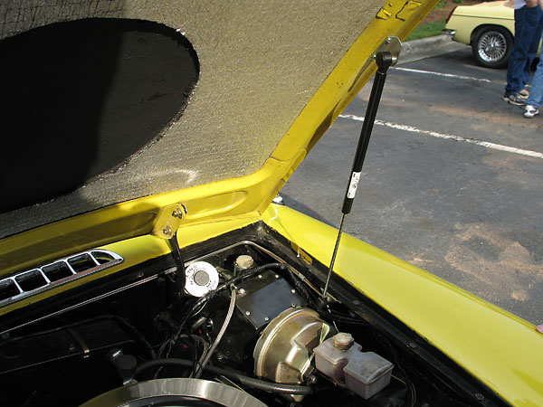 Bonnet supports are from Eclectic Motors.