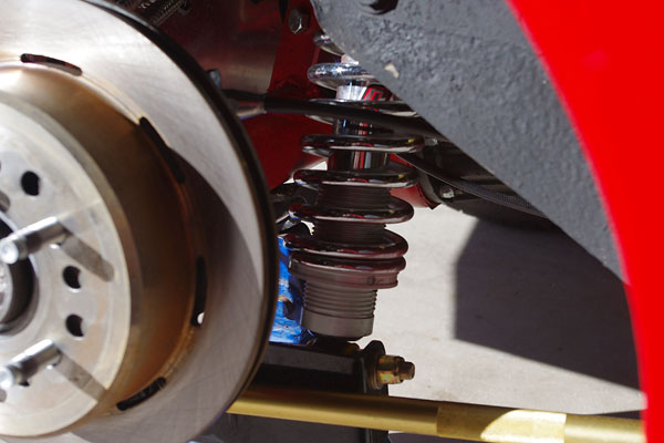 Coilover shock absorbers.