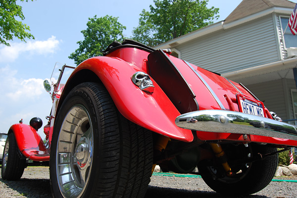 Center Line wheels and Goodyear tires.