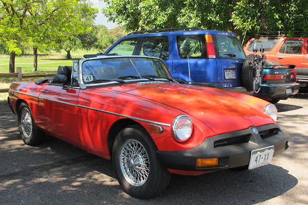 James Spradlin's 1979 MGB with GM 3.4L V6 (fuel injected) - Denver, Colorado