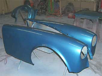 MGA flared fenders