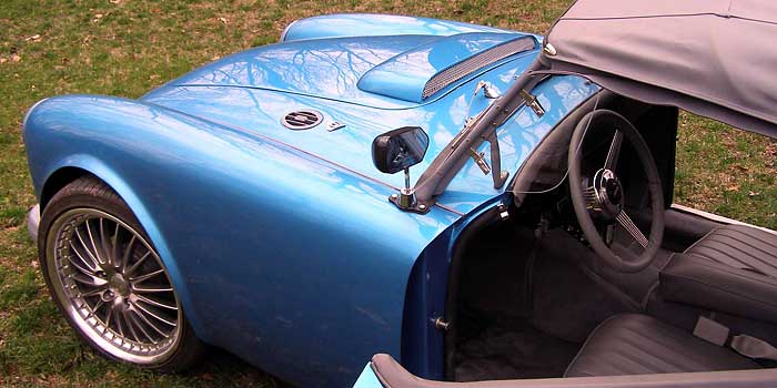 Jeb Blanchard's 1961 MGA with a Chevy 4.3L Vortec V-6 engine