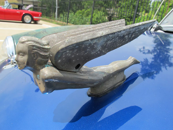 Hood ornament sourced from eBay; unknown age/car.