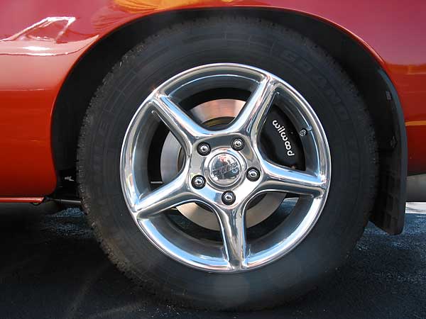 rear wheel and tire