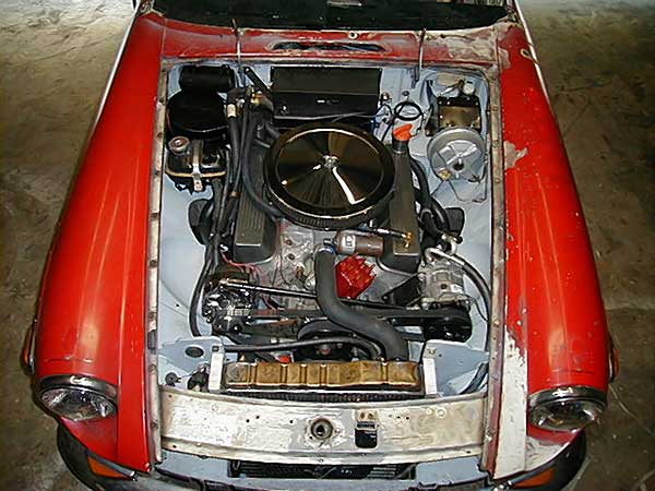 MGB Engine Bay