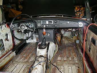 MGB Steel Dash Conversion