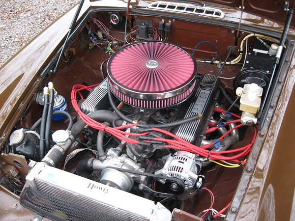 Rover 3.5L aluminum V8 engine.
