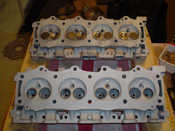 Rebuilding the cylinder heads
