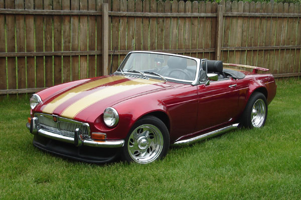 Joe Schafer's 1971 MGB Roadster with Ford 50 V8 engine