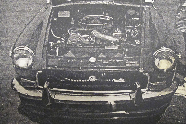 John Lakanen's 1972 MGB/GT with 1962 Buick 215 V8