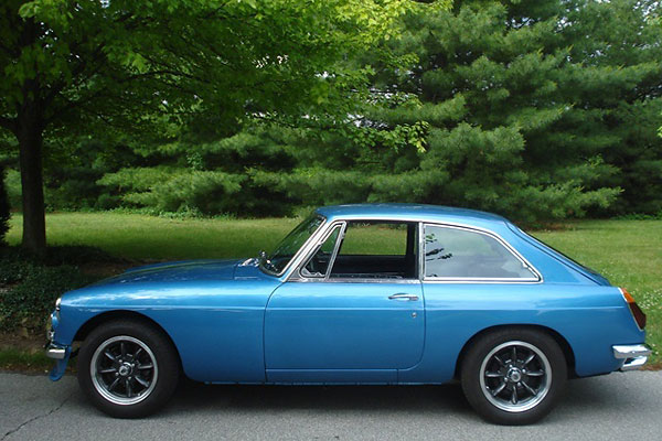 MGB GT went into production in 1965.