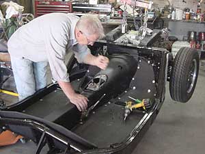 frame-off concours MG restorations to custom trim