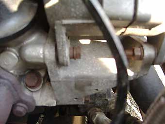 alternator lower mounting bracket