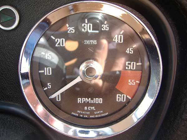 original MGB GT V8 tachometer