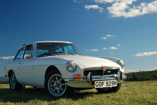 MGB GT V8 grille badge