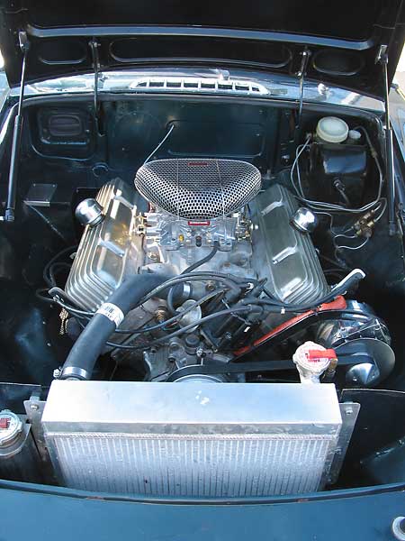 Kurt Schley's engine compartment
