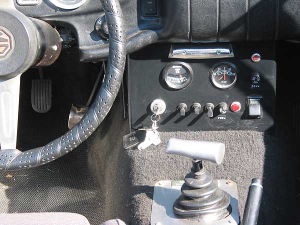 custom center console, and hurst shifter