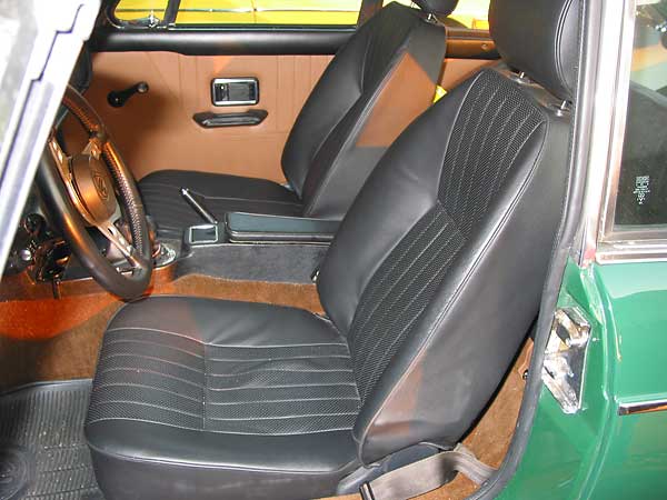 MGOC leather seats offer better support, but appear original