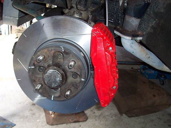 BMW Mini Cooper S vented brake rotors (294mm outside diameter by 22mm thick.)
