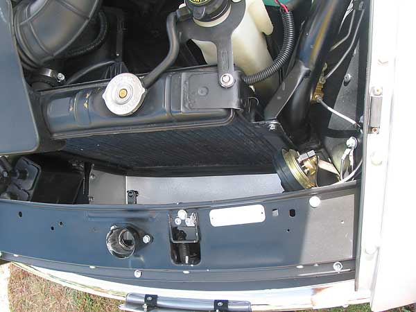 radiator mounting features