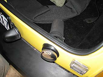 centered fuel tank