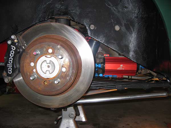 Wilwood calipers and 12 inch solid rotors