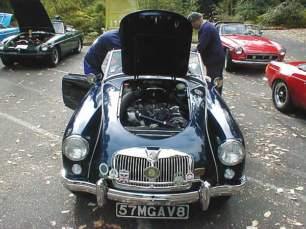 Lyle Jacobson's MGA with a Buick 215cid V8