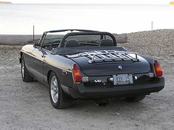 MGB V8 from the back