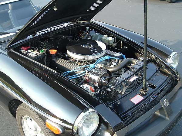 Martyn Harvey's 1980 MGB with Rover 3.5L V8