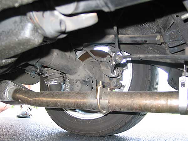 Stainless steel exhaust, Four link IRS, Panhard rod