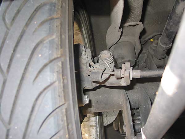 Nissan 240SX calipers emergency/parking brake
