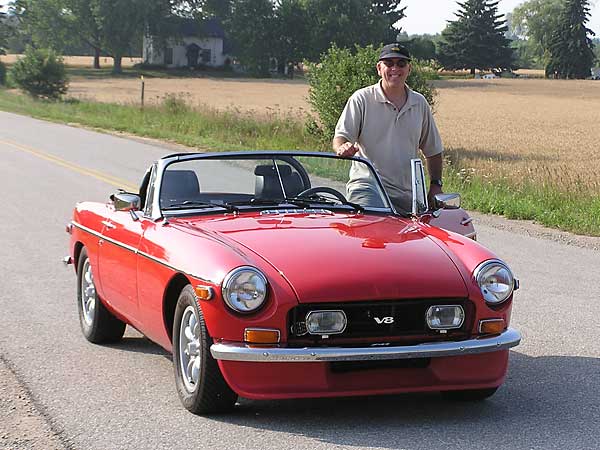 Martyn Harvey's 1977 MGB with Buick 3.5L V8