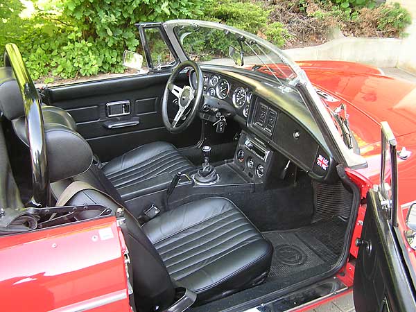MGB leather seat covers