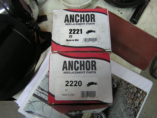 Anchor Replacement Parts, rubber motor mount part numbers 2220 and 2221.
