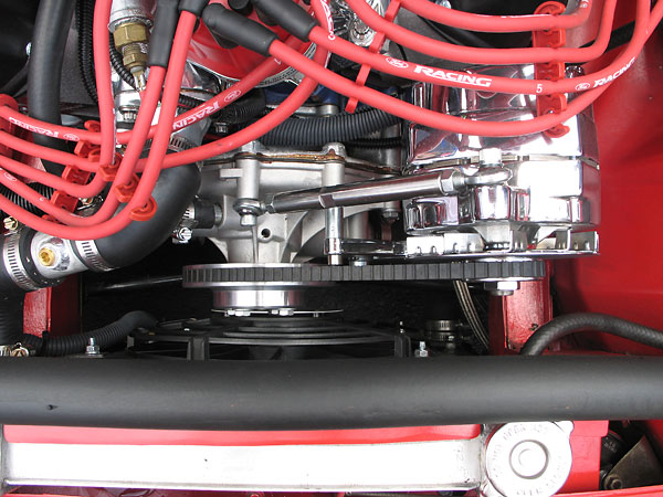 Ford Motorsport short-neck, regular-flow water pump.