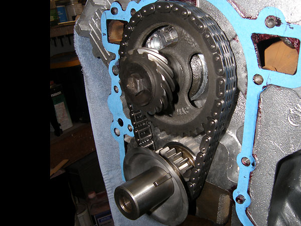 Timing chain and gears.