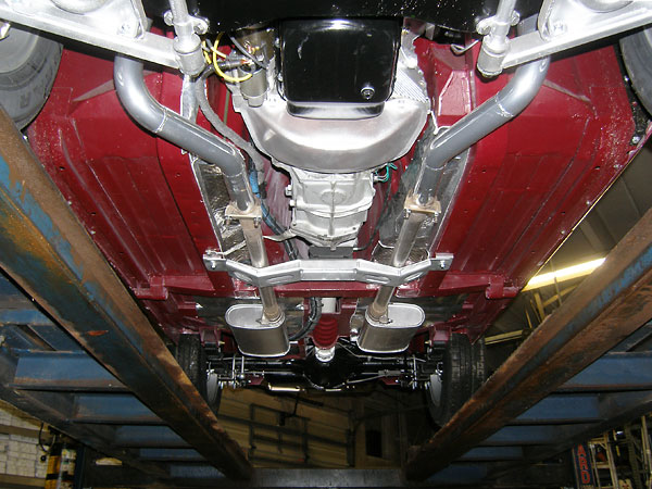 how to install transmission crossmember on a mgb