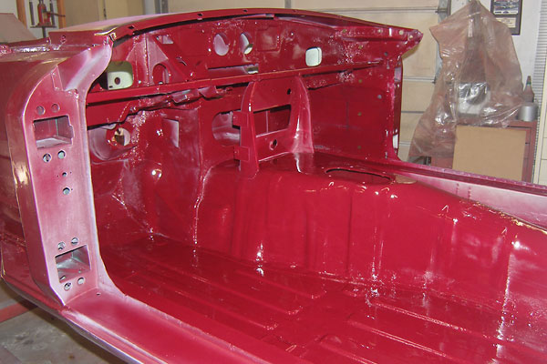 (Driver's side interior paint, including dashboard.)