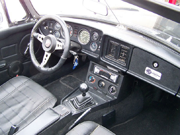 Basically stock interior.