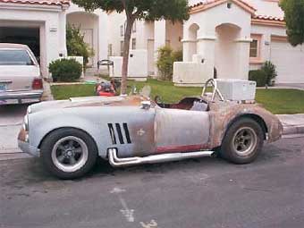 Mike Vannozzi's MGA with Chevy 400cid V8 Engine