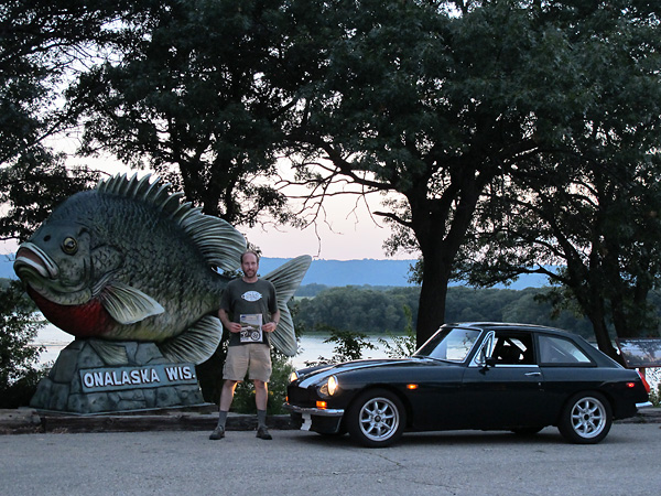 Roadside Oddity - Sunny the Sunfish (in Onalaska Wisconsin) - September 3, 2014