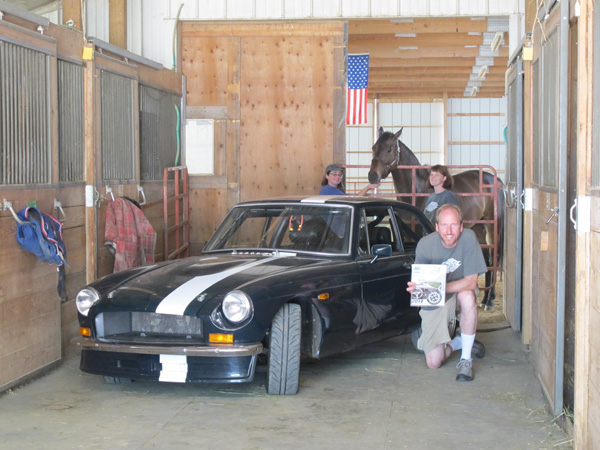 Barn, with Car Inside (Moss Motoring Challenge)