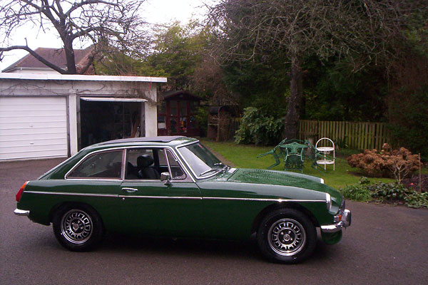 Nigel Ricardo' factory original 1975 MGB GT V8