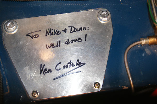 To Mike and Dann: well done! - Ken Costello