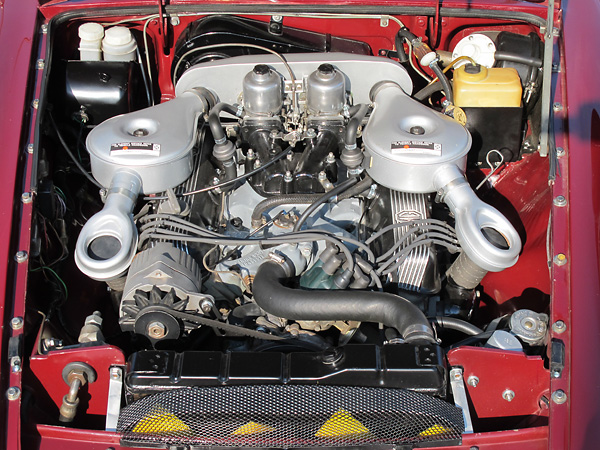 Rover 3500cc V-8 engine.