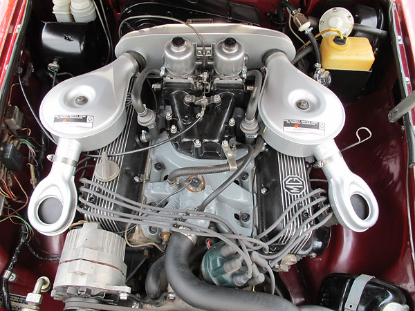 Dual S.U. HIF6 carburetors.