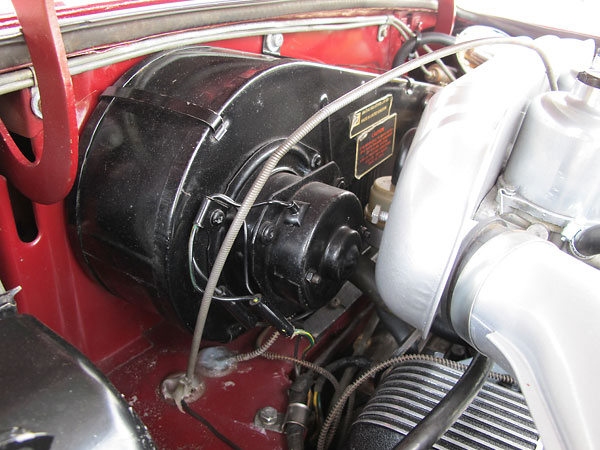 Another view of the heater motor.