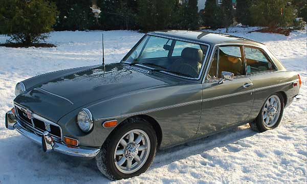 MGB-GT in the Snow