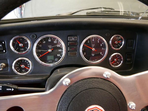 SpeedHut fuel level, oil pressure, programmable speedometer, tachometer.